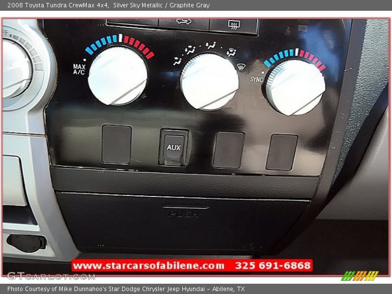 Silver Sky Metallic / Graphite Gray 2008 Toyota Tundra CrewMax 4x4