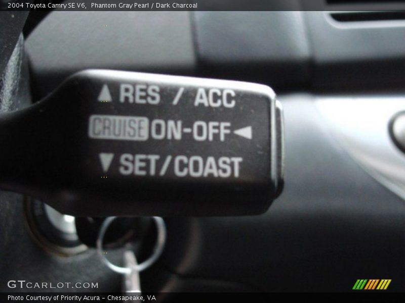Phantom Gray Pearl / Dark Charcoal 2004 Toyota Camry SE V6