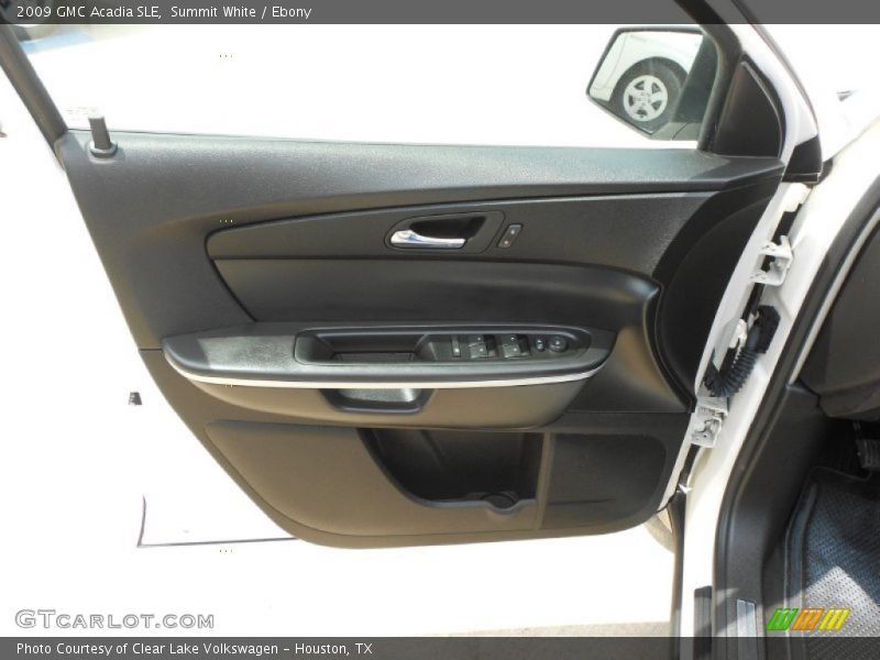 Summit White / Ebony 2009 GMC Acadia SLE