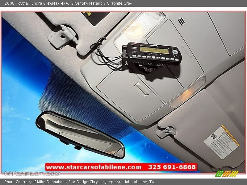 Silver Sky Metallic / Graphite Gray 2008 Toyota Tundra CrewMax 4x4