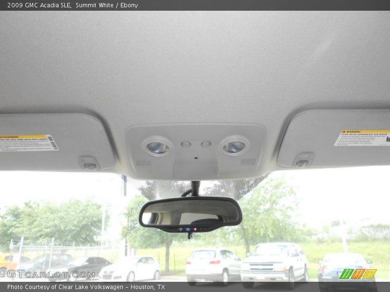 Summit White / Ebony 2009 GMC Acadia SLE