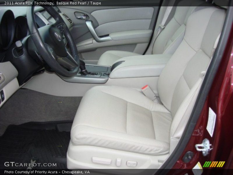 Basque Red Pearl / Taupe 2011 Acura RDX Technology