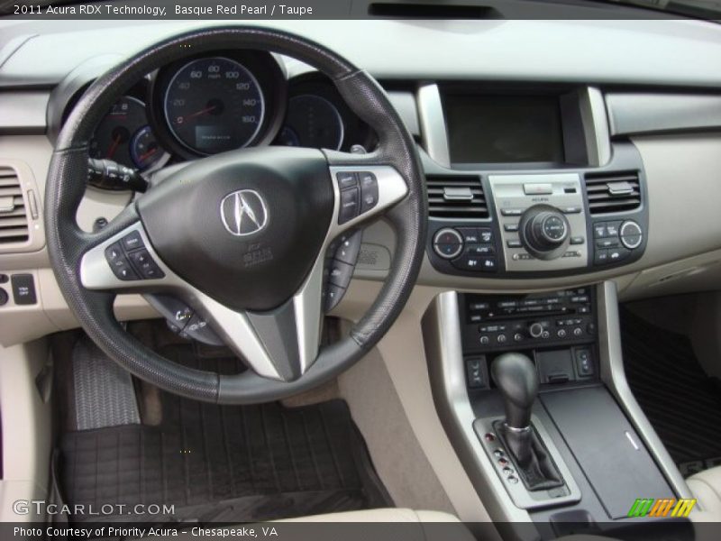 Basque Red Pearl / Taupe 2011 Acura RDX Technology