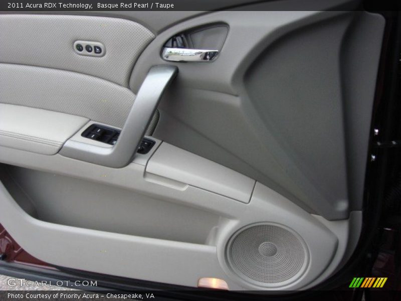 Basque Red Pearl / Taupe 2011 Acura RDX Technology