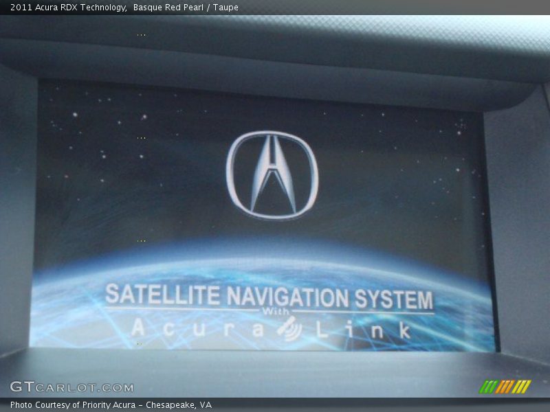 Basque Red Pearl / Taupe 2011 Acura RDX Technology