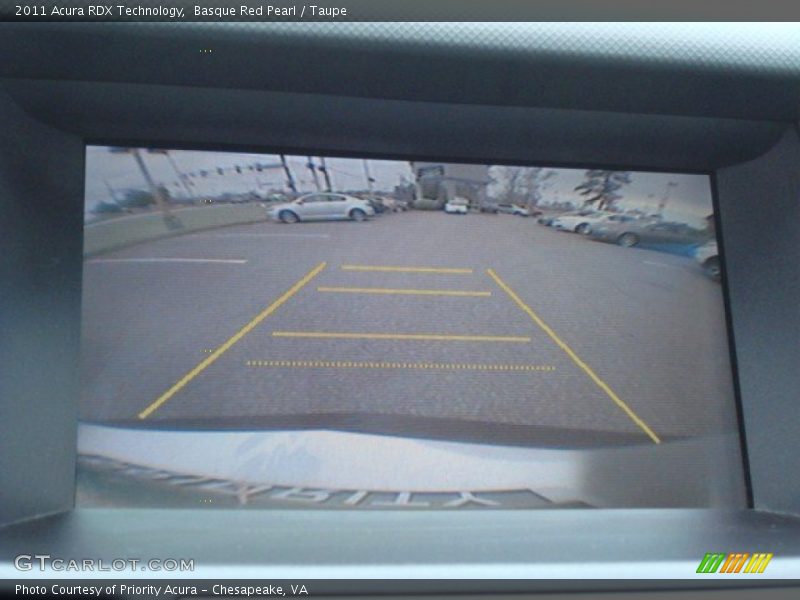 Basque Red Pearl / Taupe 2011 Acura RDX Technology