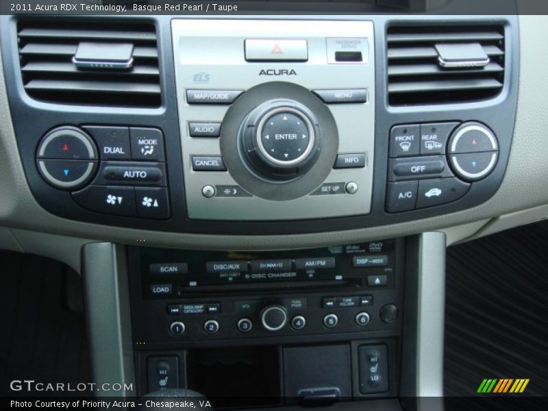 Basque Red Pearl / Taupe 2011 Acura RDX Technology