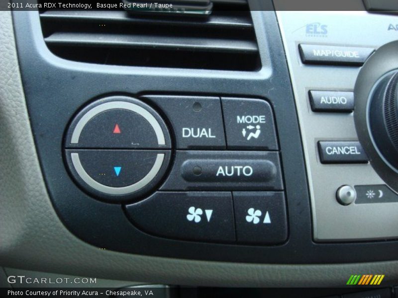 Basque Red Pearl / Taupe 2011 Acura RDX Technology