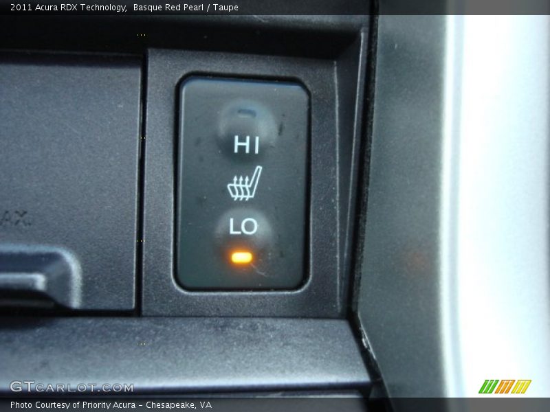 Basque Red Pearl / Taupe 2011 Acura RDX Technology