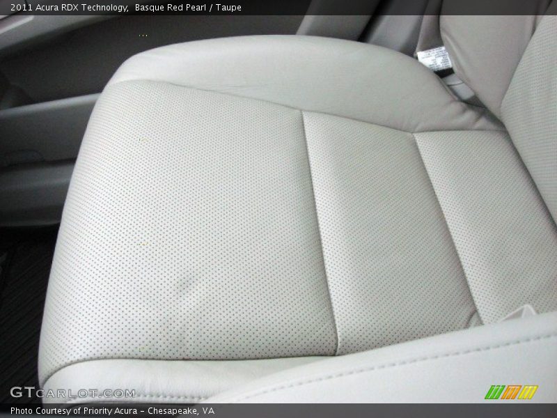 Basque Red Pearl / Taupe 2011 Acura RDX Technology