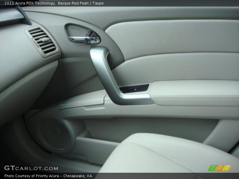 Basque Red Pearl / Taupe 2011 Acura RDX Technology