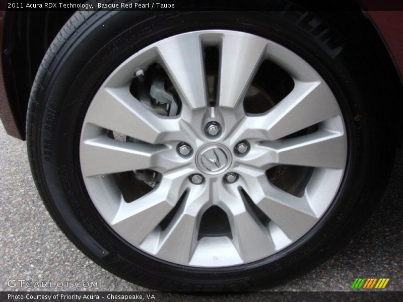 Basque Red Pearl / Taupe 2011 Acura RDX Technology