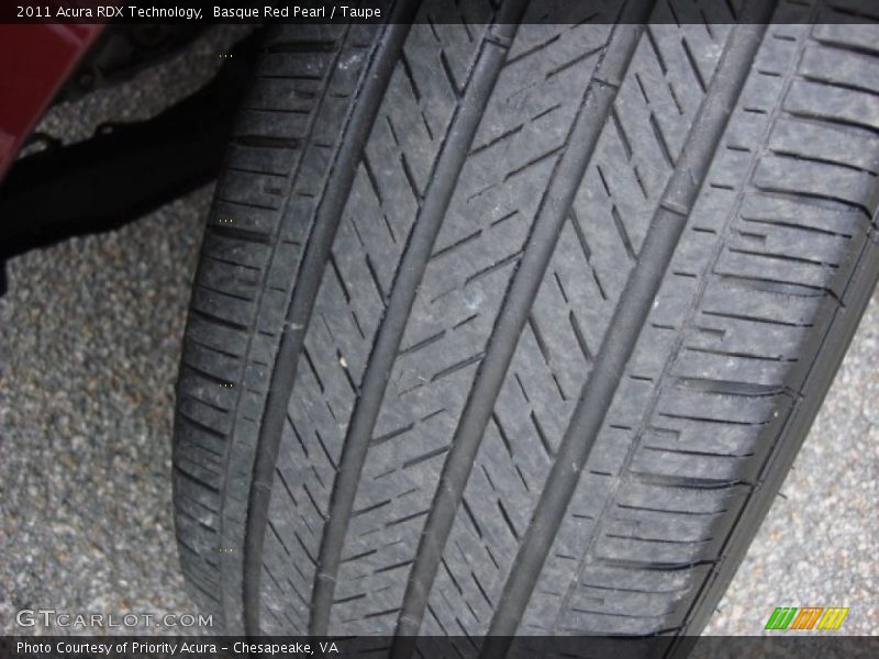 Basque Red Pearl / Taupe 2011 Acura RDX Technology