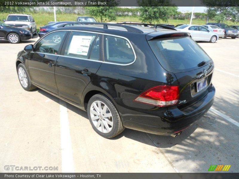 Black / Titan Black 2012 Volkswagen Jetta SE SportWagen