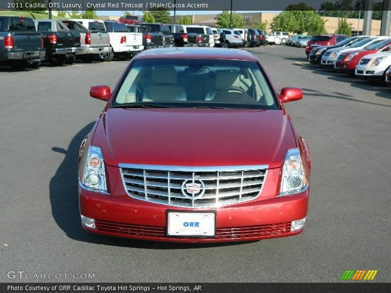 Crystal Red Tintcoat / Shale/Cocoa Accents 2011 Cadillac DTS Luxury