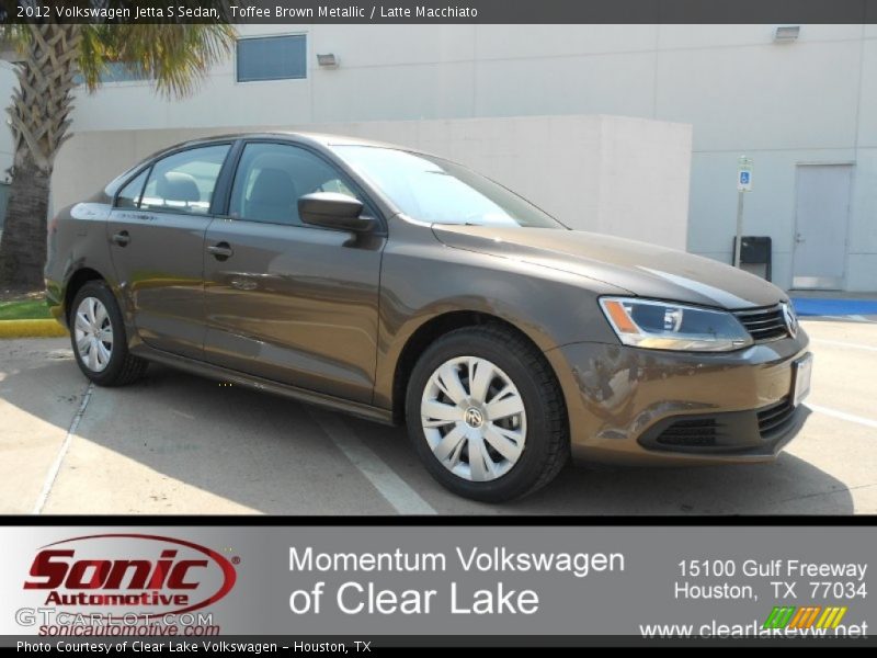 Toffee Brown Metallic / Latte Macchiato 2012 Volkswagen Jetta S Sedan