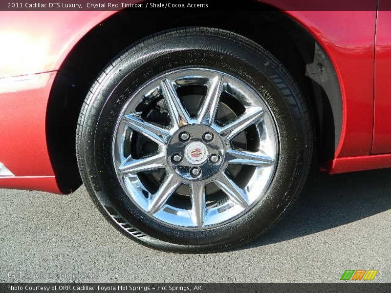 Crystal Red Tintcoat / Shale/Cocoa Accents 2011 Cadillac DTS Luxury