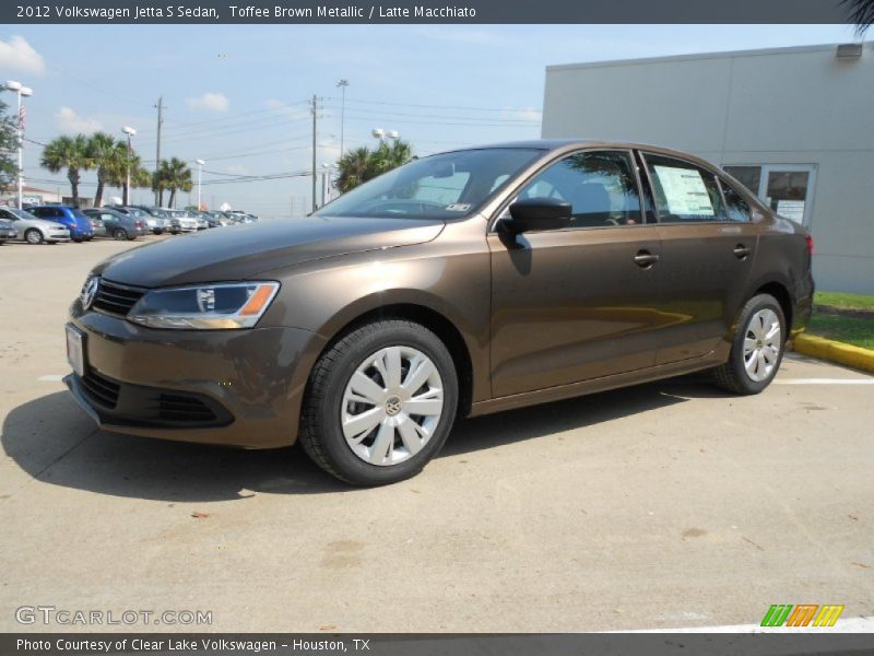 Toffee Brown Metallic / Latte Macchiato 2012 Volkswagen Jetta S Sedan