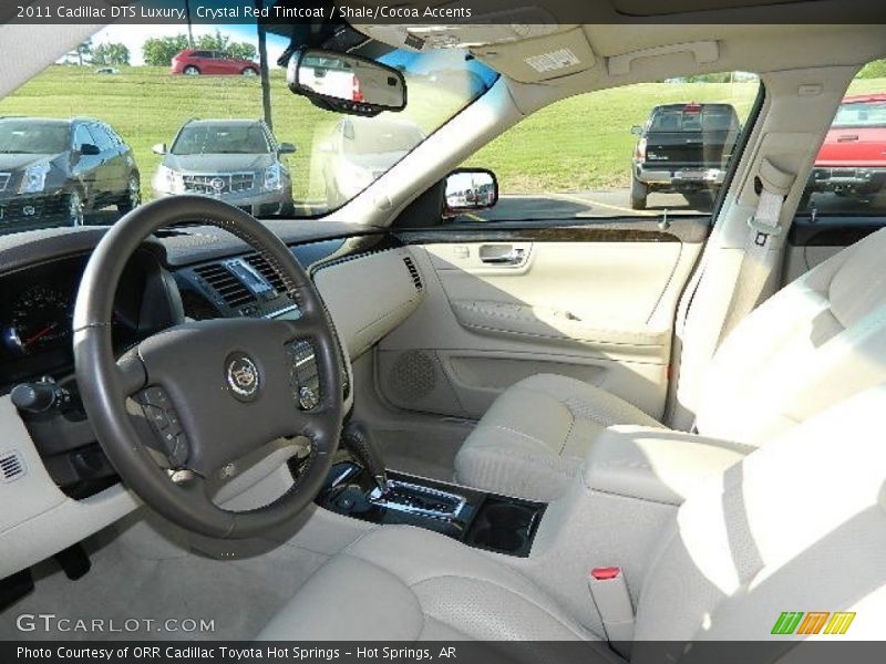 Crystal Red Tintcoat / Shale/Cocoa Accents 2011 Cadillac DTS Luxury