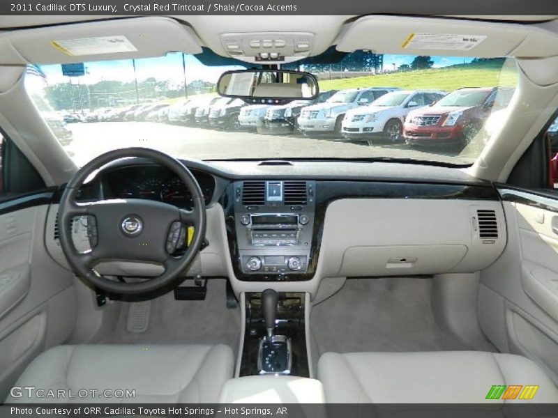 Crystal Red Tintcoat / Shale/Cocoa Accents 2011 Cadillac DTS Luxury