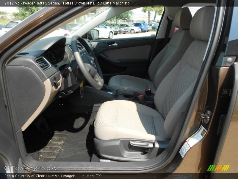 Toffee Brown Metallic / Latte Macchiato 2012 Volkswagen Jetta S Sedan