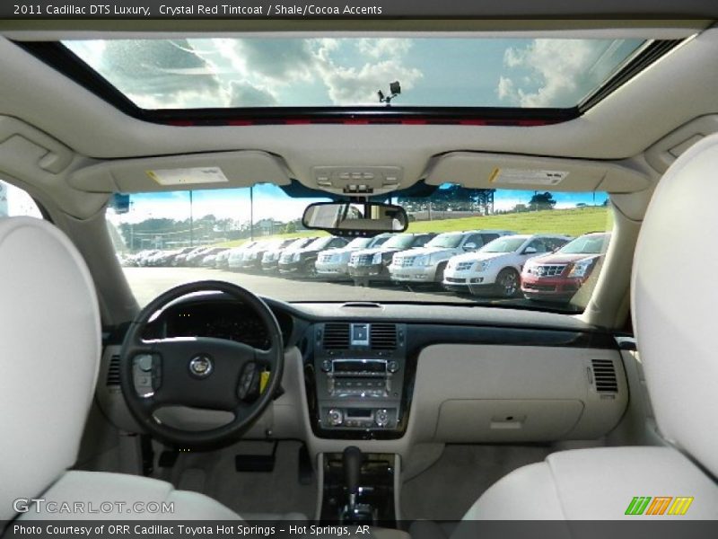 Crystal Red Tintcoat / Shale/Cocoa Accents 2011 Cadillac DTS Luxury