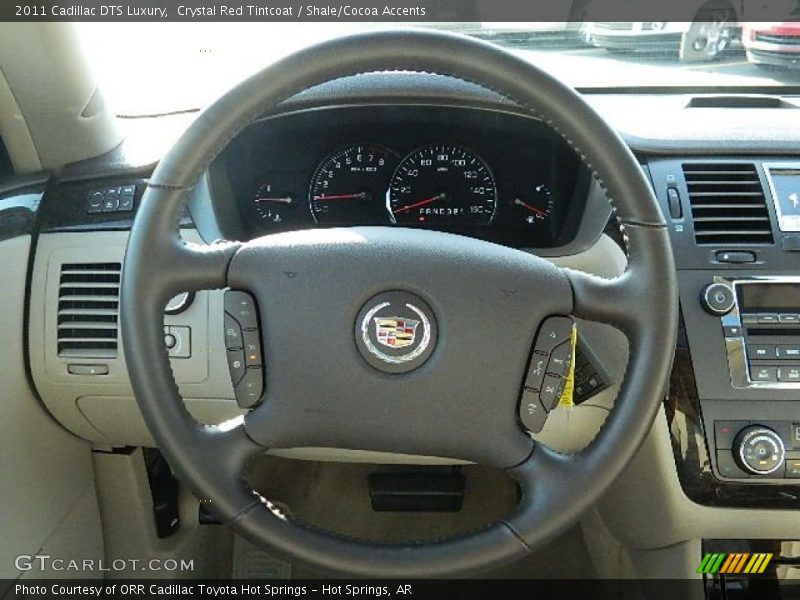 Crystal Red Tintcoat / Shale/Cocoa Accents 2011 Cadillac DTS Luxury