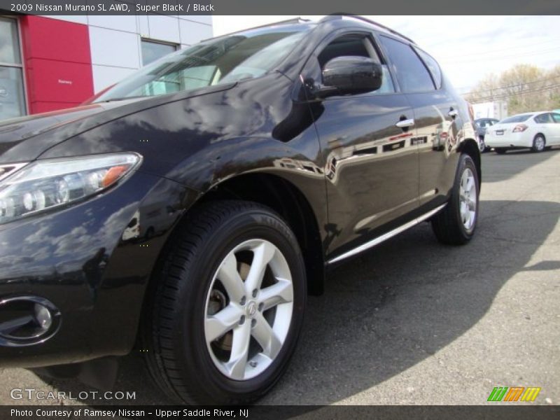 Super Black / Black 2009 Nissan Murano SL AWD