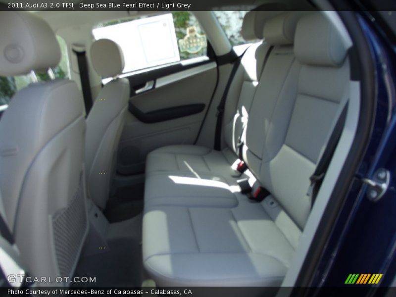Deep Sea Blue Pearl Effect / Light Grey 2011 Audi A3 2.0 TFSI