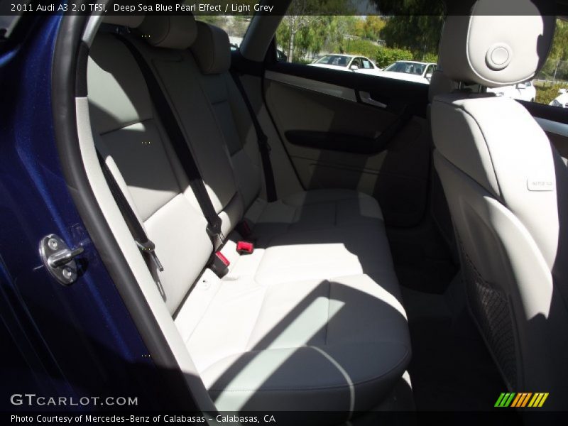 Deep Sea Blue Pearl Effect / Light Grey 2011 Audi A3 2.0 TFSI