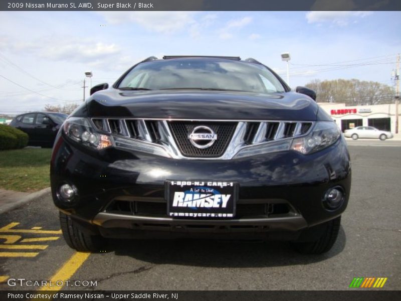 Super Black / Black 2009 Nissan Murano SL AWD