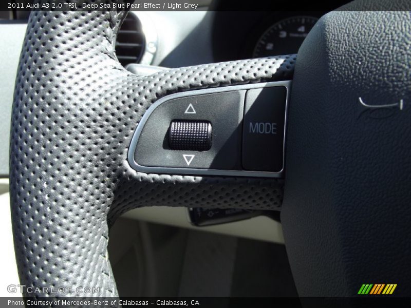 Deep Sea Blue Pearl Effect / Light Grey 2011 Audi A3 2.0 TFSI