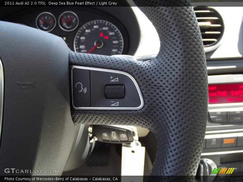 Deep Sea Blue Pearl Effect / Light Grey 2011 Audi A3 2.0 TFSI