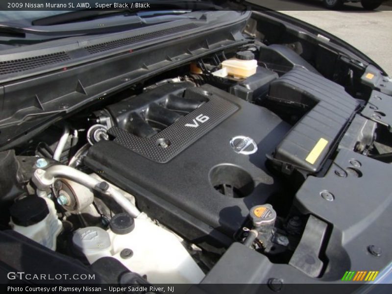 Super Black / Black 2009 Nissan Murano SL AWD