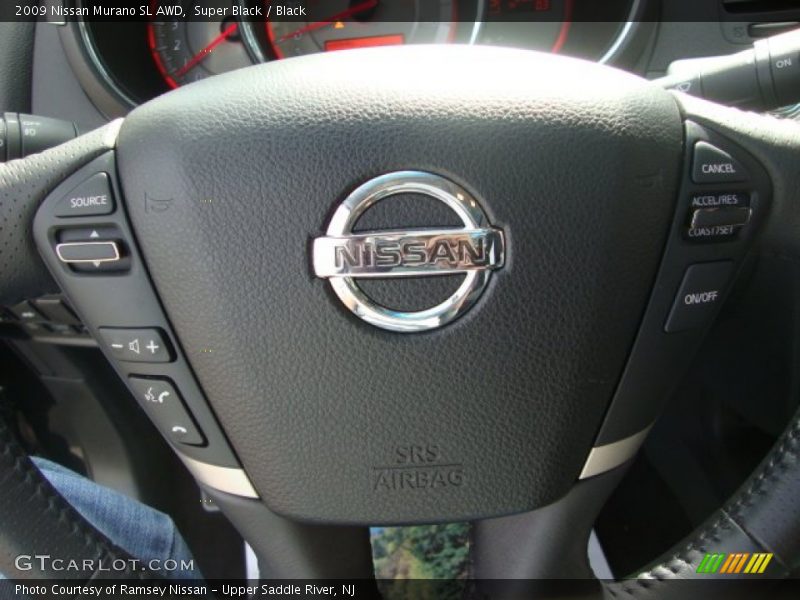 Super Black / Black 2009 Nissan Murano SL AWD