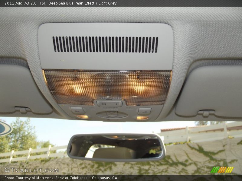 Deep Sea Blue Pearl Effect / Light Grey 2011 Audi A3 2.0 TFSI