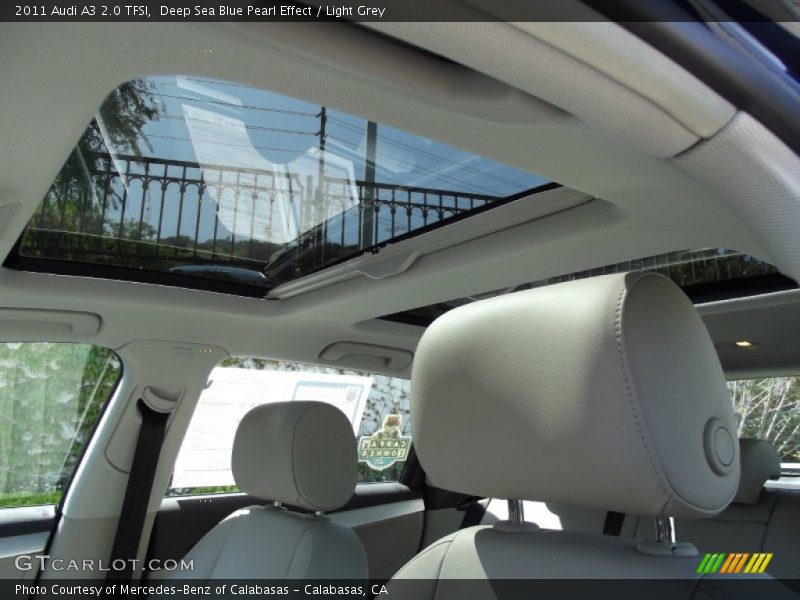Deep Sea Blue Pearl Effect / Light Grey 2011 Audi A3 2.0 TFSI