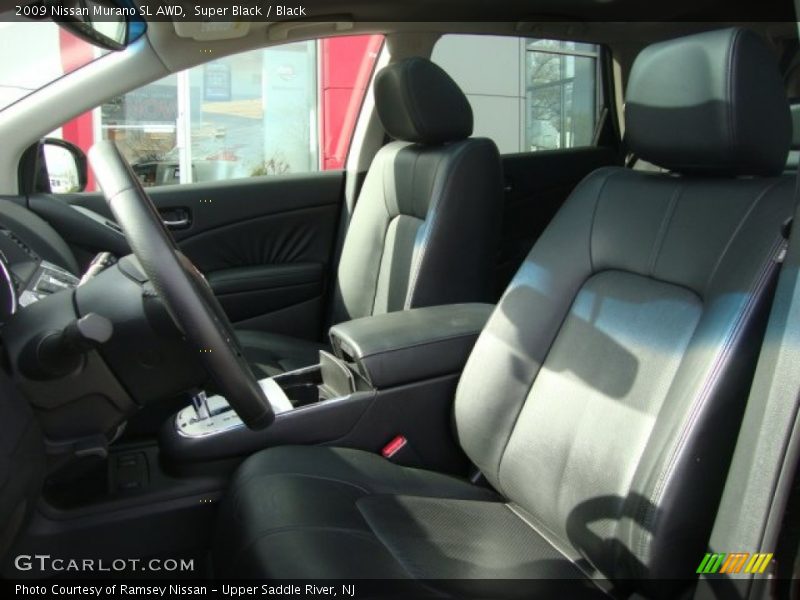 Super Black / Black 2009 Nissan Murano SL AWD