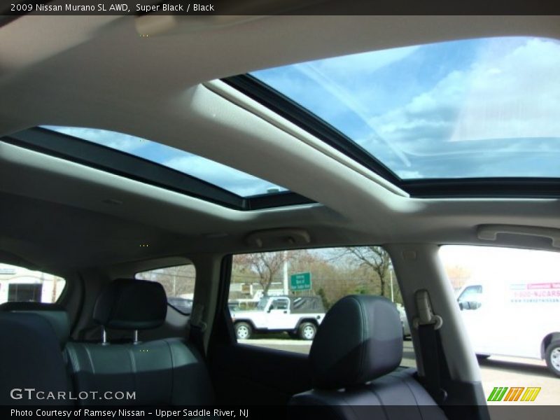 Super Black / Black 2009 Nissan Murano SL AWD