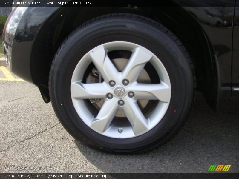 Super Black / Black 2009 Nissan Murano SL AWD
