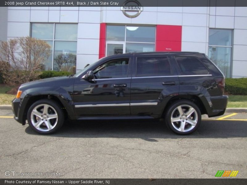 Black / Dark Slate Gray 2008 Jeep Grand Cherokee SRT8 4x4