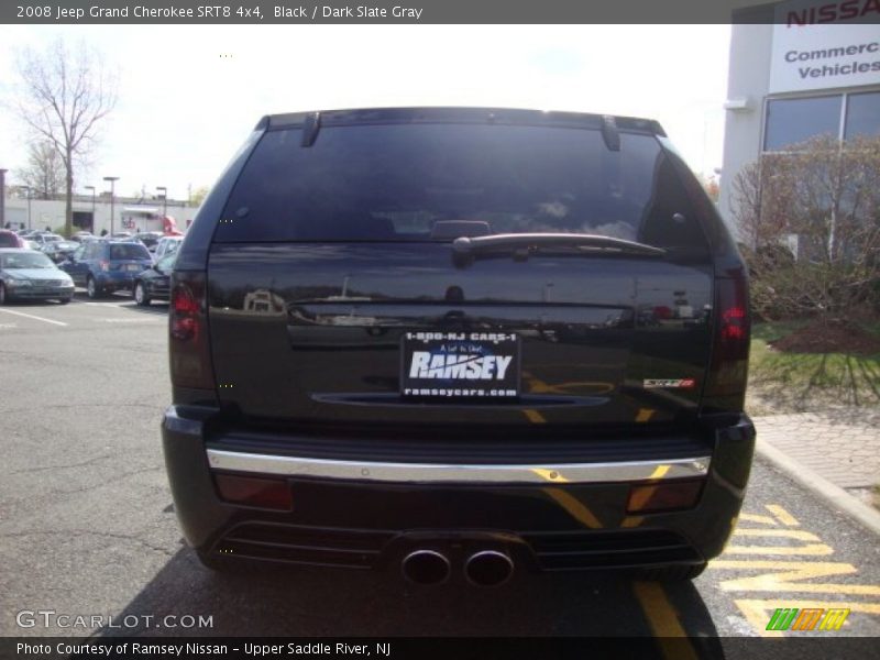 Black / Dark Slate Gray 2008 Jeep Grand Cherokee SRT8 4x4