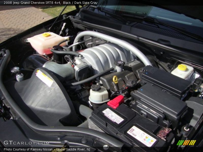 Black / Dark Slate Gray 2008 Jeep Grand Cherokee SRT8 4x4