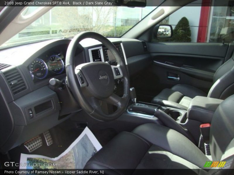 Black / Dark Slate Gray 2008 Jeep Grand Cherokee SRT8 4x4