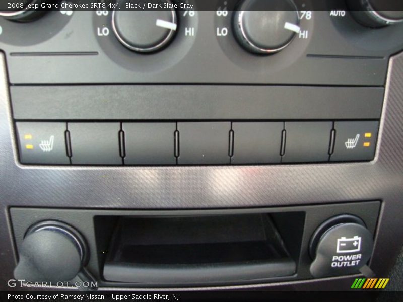 Black / Dark Slate Gray 2008 Jeep Grand Cherokee SRT8 4x4