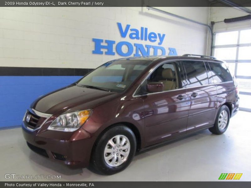 Dark Cherry Pearl / Ivory 2009 Honda Odyssey EX-L