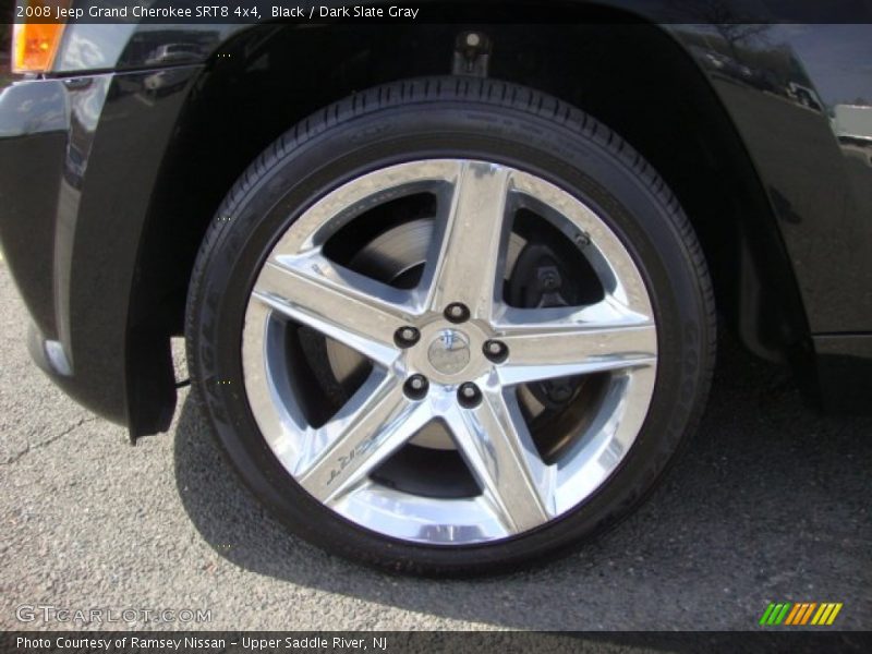 Black / Dark Slate Gray 2008 Jeep Grand Cherokee SRT8 4x4