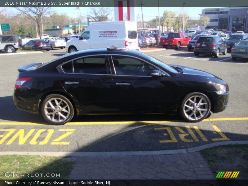 Super Black / Charcoal 2010 Nissan Maxima 3.5 SV
