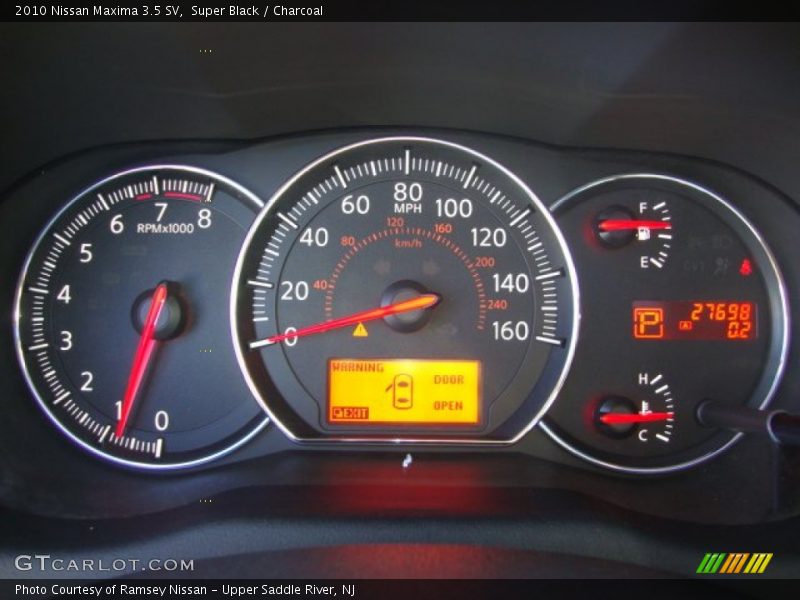 Super Black / Charcoal 2010 Nissan Maxima 3.5 SV