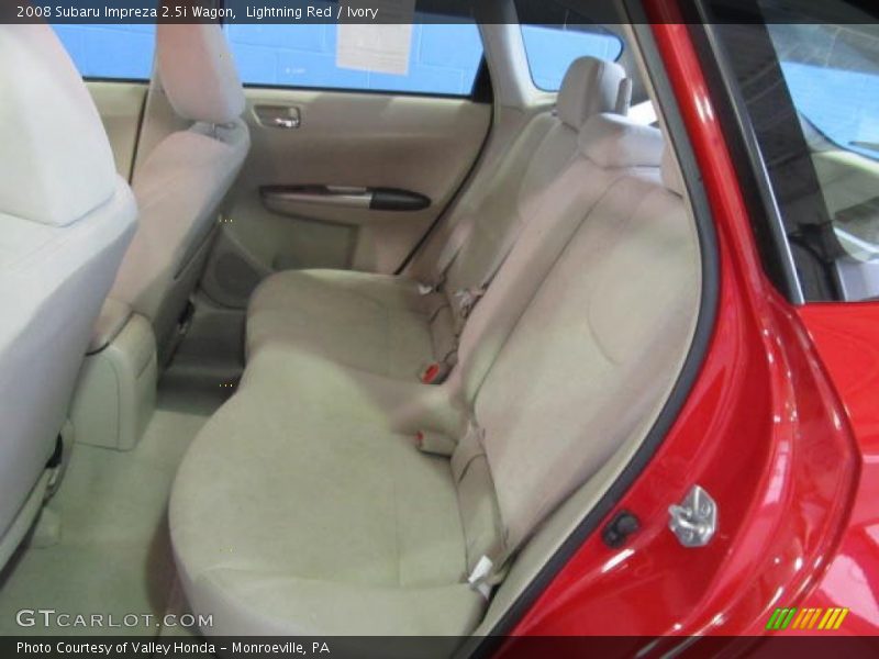 Lightning Red / Ivory 2008 Subaru Impreza 2.5i Wagon